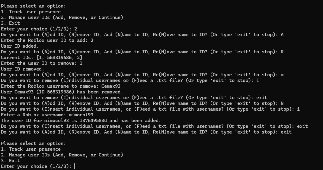 Roblox Presence Tracker gallery