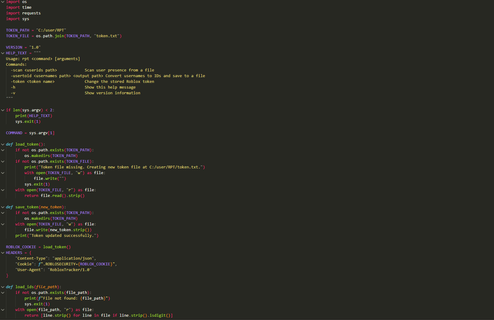 Roblox Presence Tracker